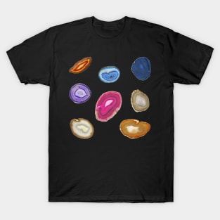 Agate Slices Sticker and Magnet Pack T-Shirt